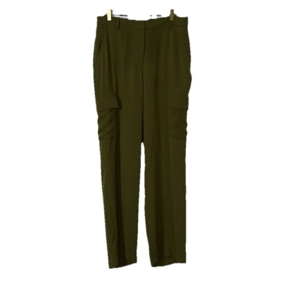 Halogen Olive Green Classic Pants With Pocket Details Sz. M NWT!